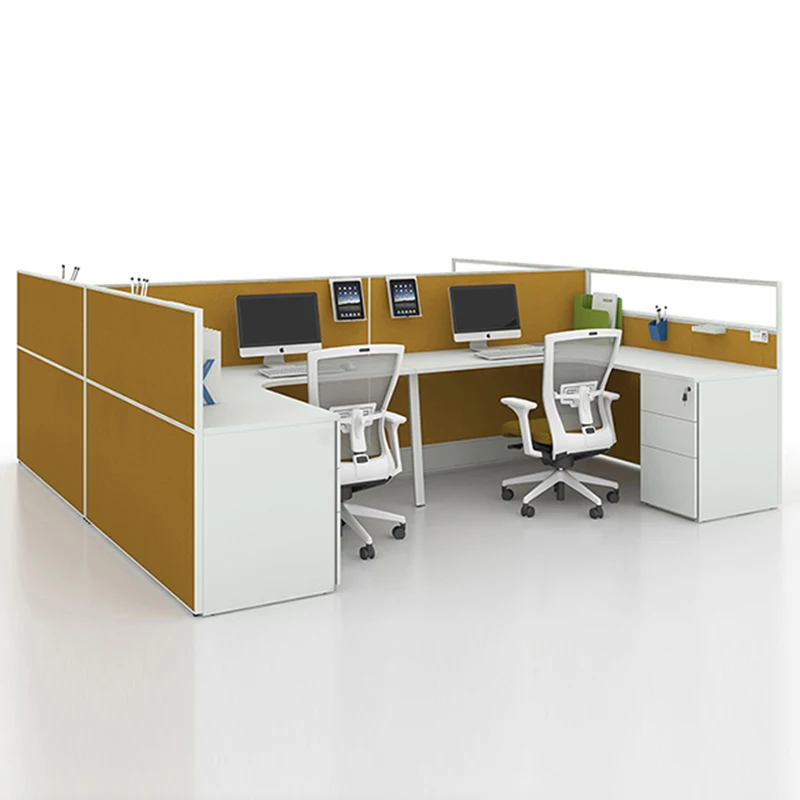 China Manufacturer Modern Modular Office Furniture Workstation 2, 4, 6 Seater Office Workstation Desk For 2, 4, 6 Person People
