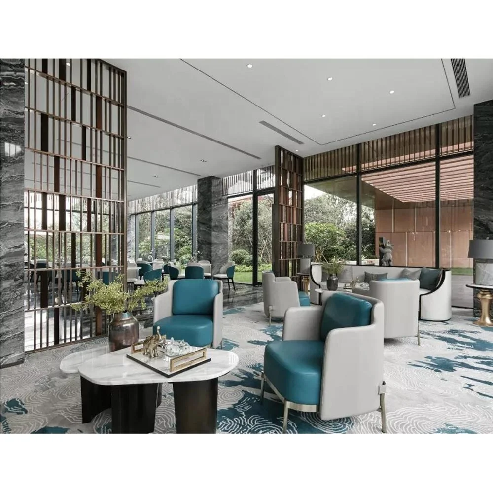 Hotel Restaurant Decorative Partition Metal Screen / Room Wall Divider