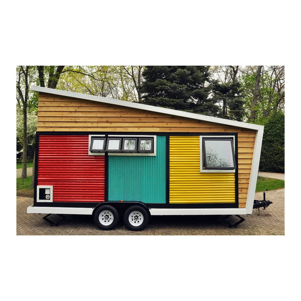 Cymdin Low cost custom steel container modular green travel convenient trailer house
