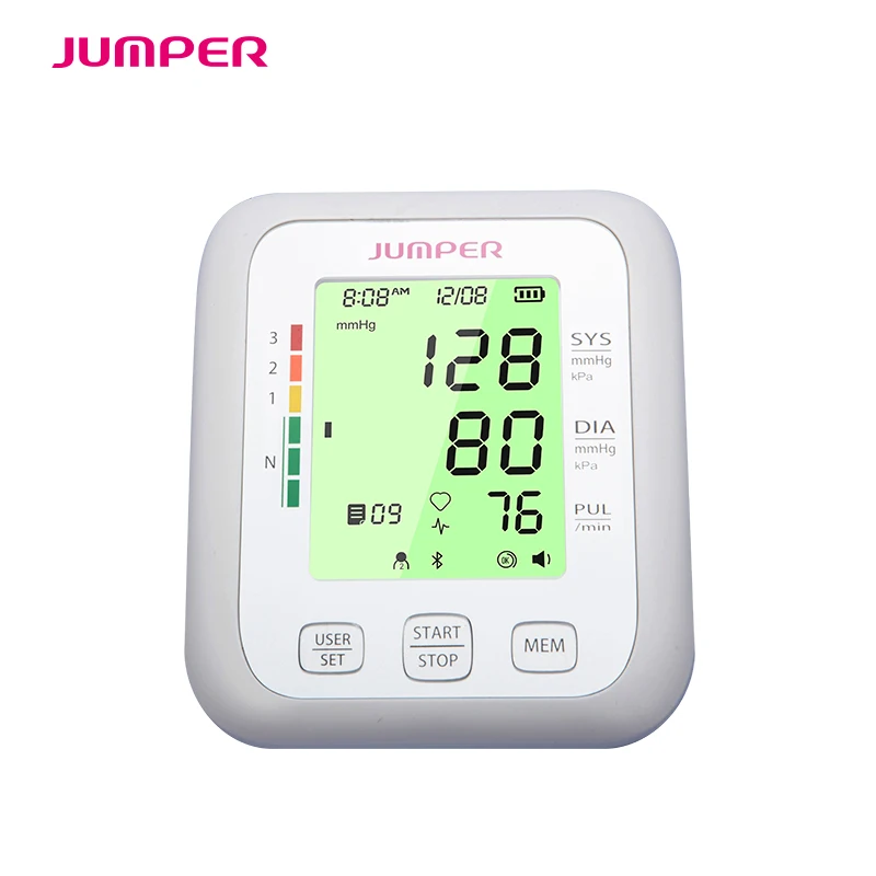 JUMPER JPD-HA120 Manufacturer Wireless Bluetooth Digital Upper Arm Blood Pressure Monitor with APP