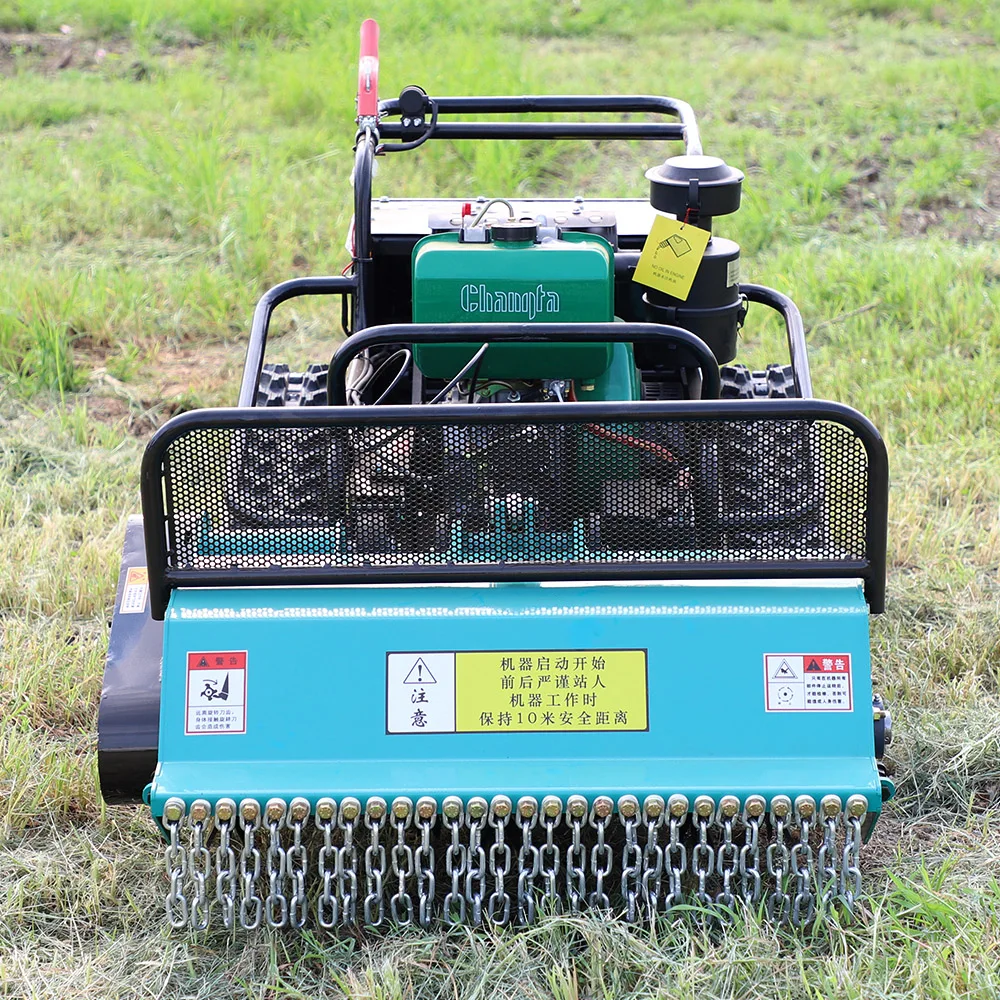 Cheapest 16HP Gasoline Robot Lawn Mower Grass Cutter Flail Mower Wheel Mowers Petrol Lawnmower