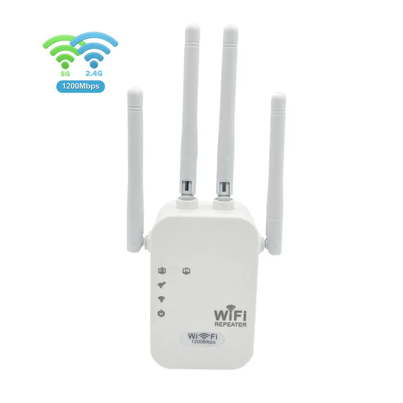 Huastlink Wps, простая настройка, расширитель диапазона Wi-Fi, 1200 Мбит/с, двухдиапазонный Wi-Fi ретранслятор, 2,4/5 ГГц, усилитель сигнала Wi-Fi