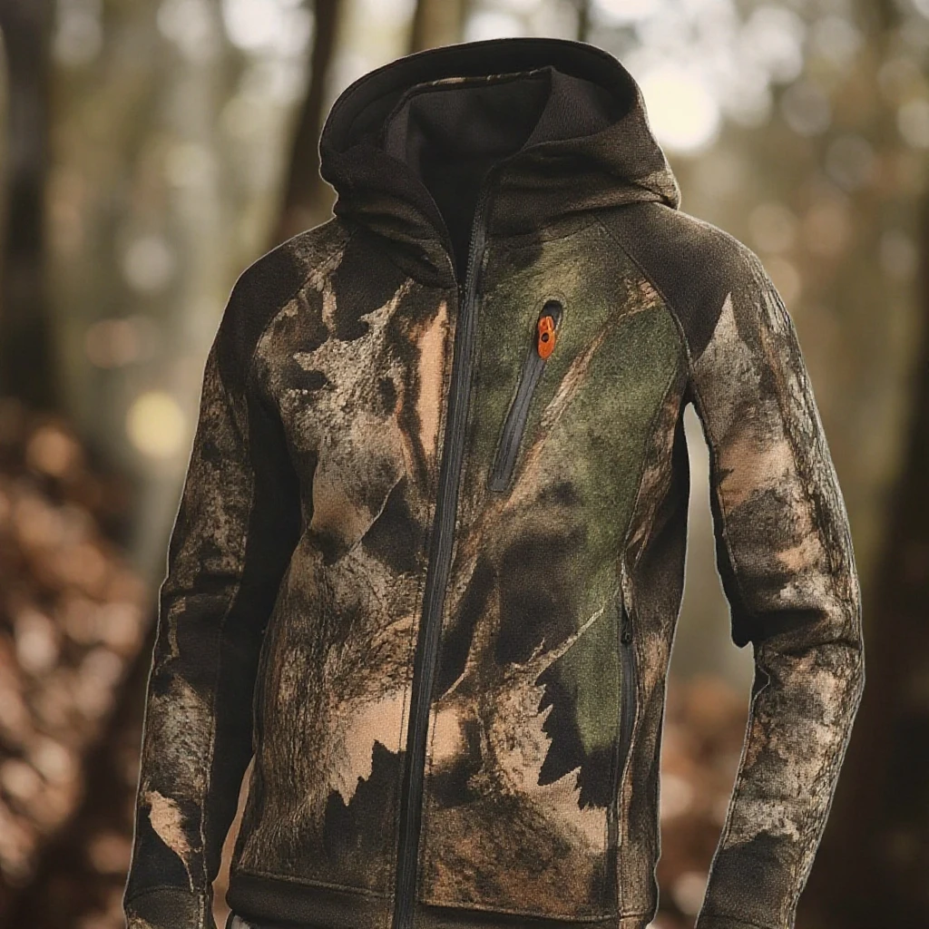 MereSports Merino Wool Hunting Jacket Thick Autumn Premium Outdoor Fleece Hunting Wear