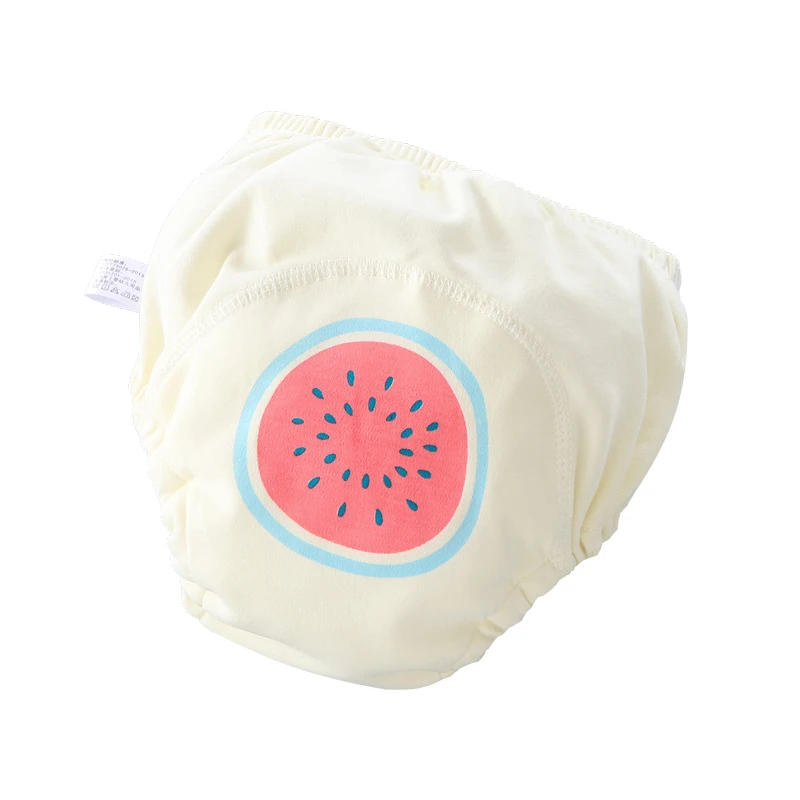 Oem/Odm Wholesale Cotton Muslin Baby reusable Diapers Pants High Absorbency reusable  Baby Training Pants