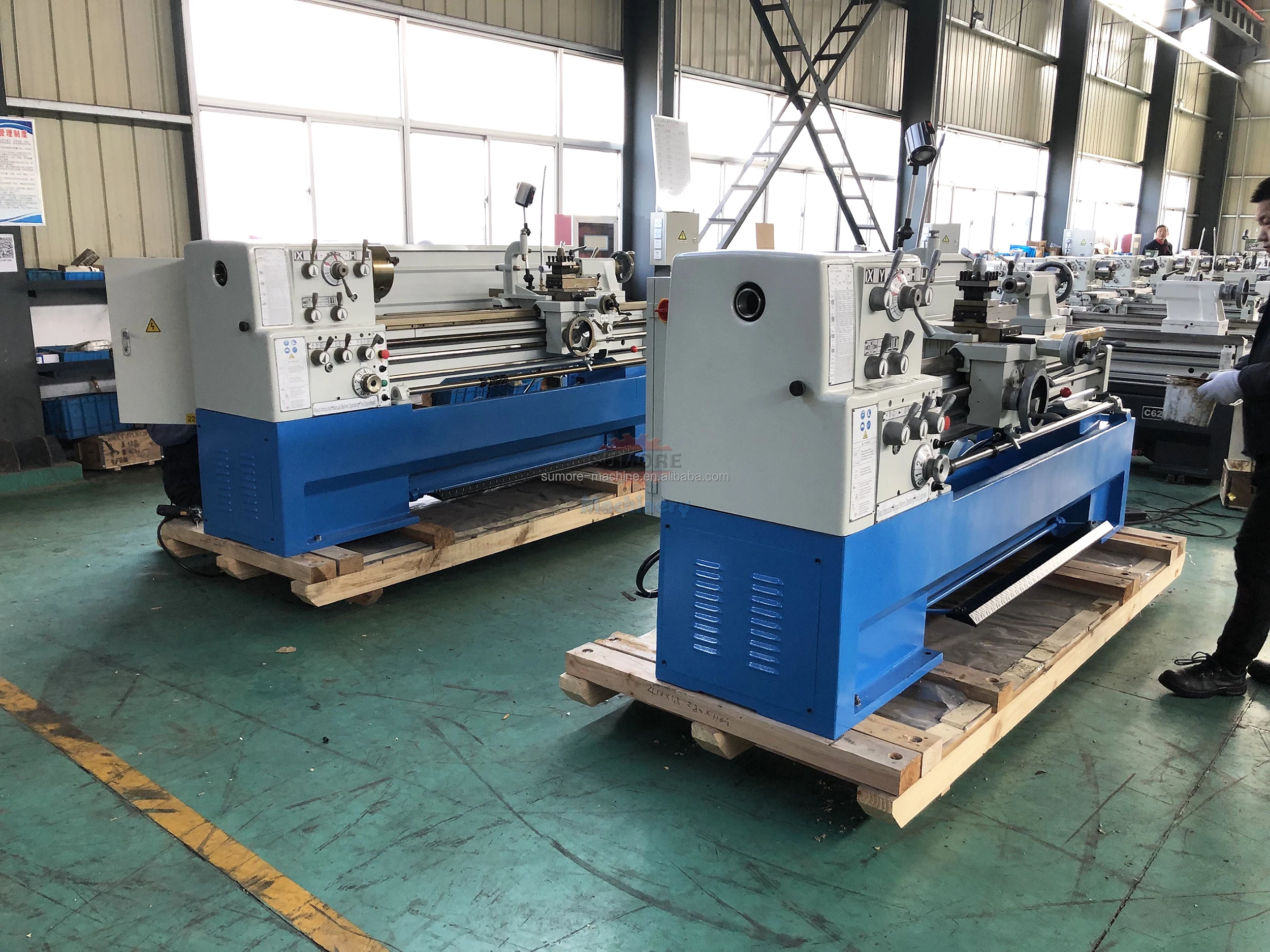 410/460mm Lathe C6241 C6246 New Design 1/1.5/2 M Parallel Manual Gap Bed Lathe Machine for Metal SP2114