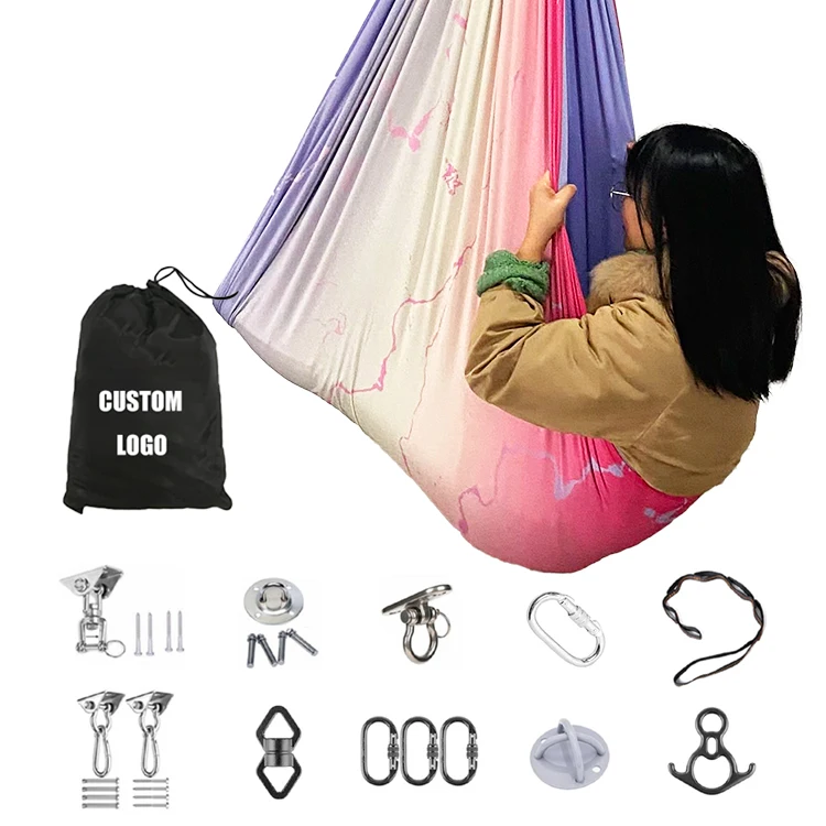 amazon hot High quality adult sensory swing for autism therapy swing