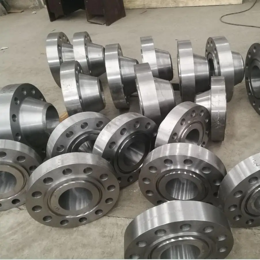  API 6A 6B 6BX сварочные шейные фланцы 5000 psi 1000psi для нефтепровода с материалом 60K и 75K
