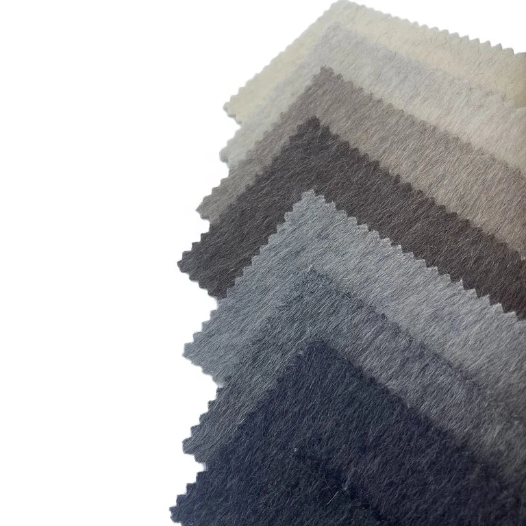 RTS Supplier 100% Wool Plain Overcoat Winter Polar Fleece Fabrics For Clothing ZZH24003