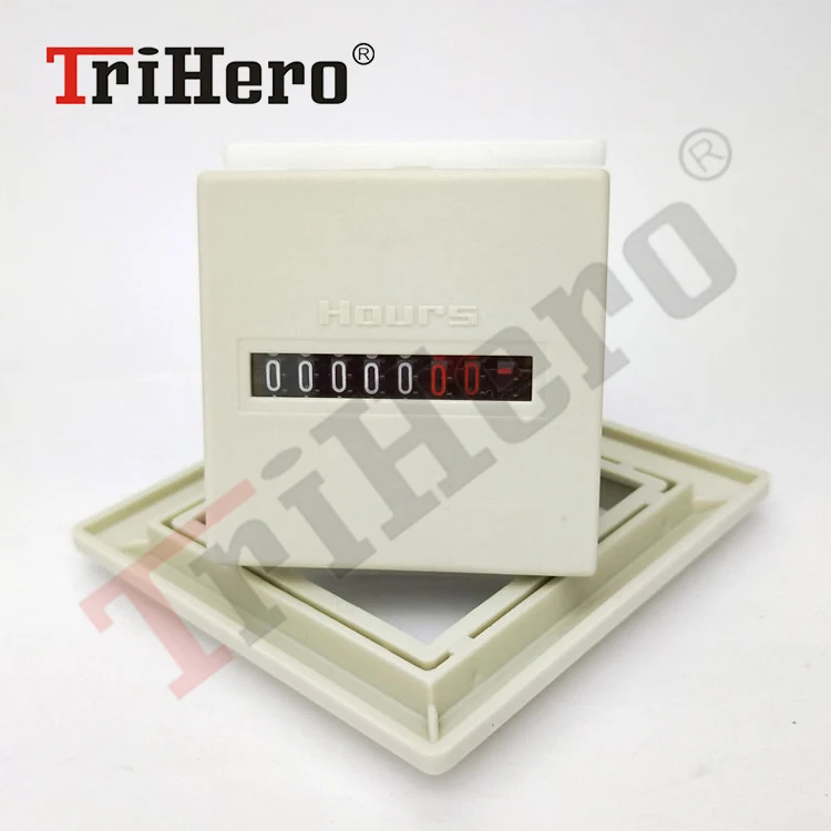 HM-1 белый счетчик часов 220В 240В механический счетчик часов