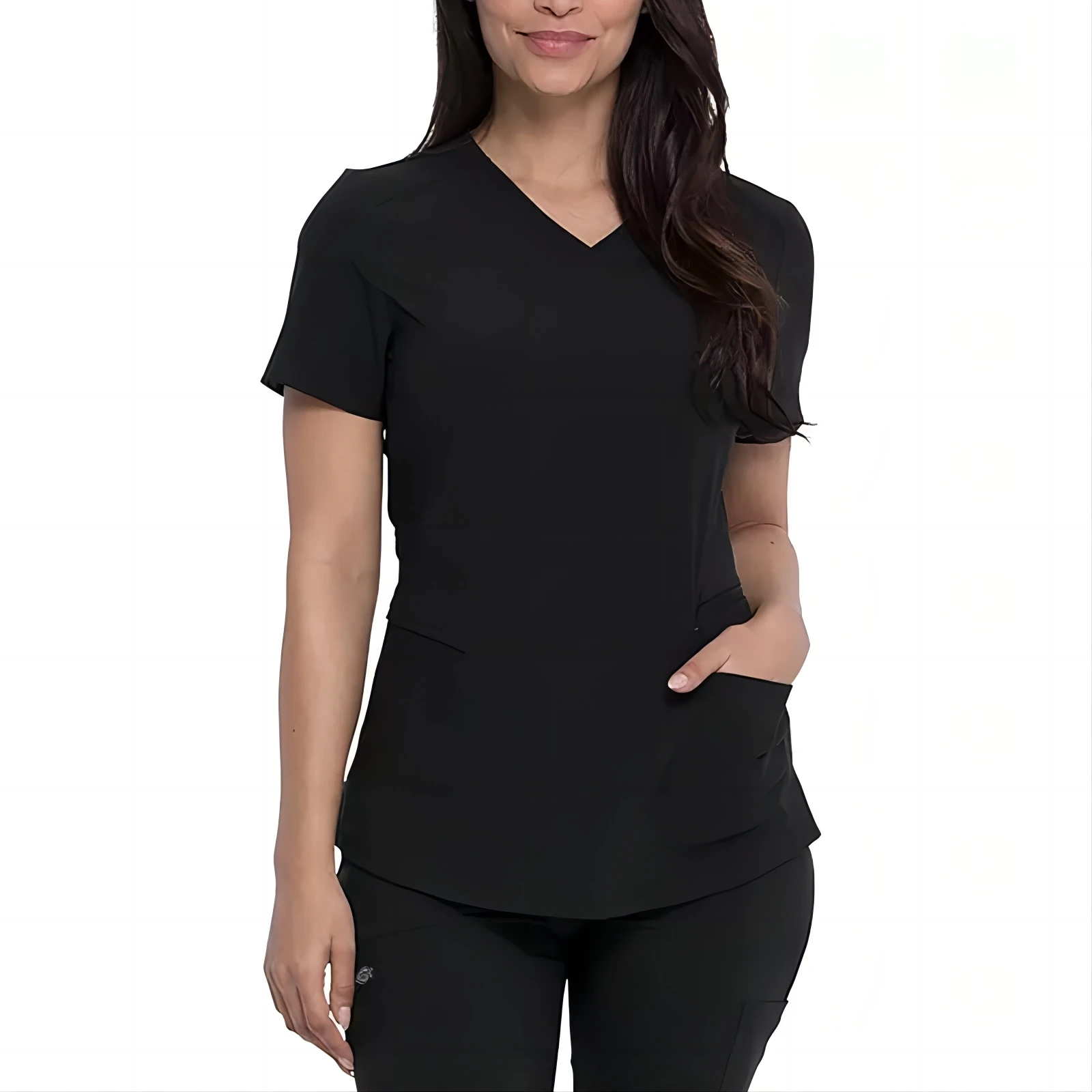 Factory wholesale customized high-quality hospital doctor and nurse women scrub care uniform set medical women scrub set