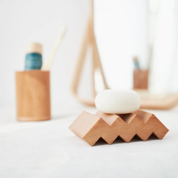 Индивидуальный простой дизайн ручной работы держатель для мыла из натурального