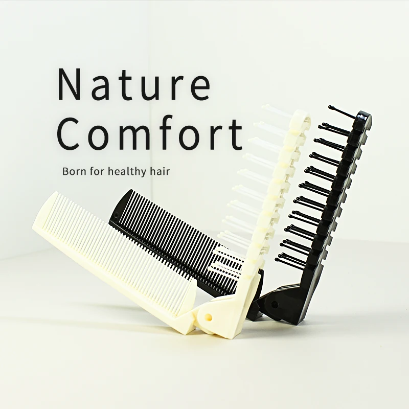 Portable Vintage small  pocket travel hair comb PP brush Cushion Brush