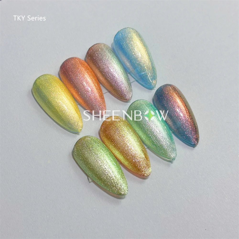 Bulk Optical Variable Color Shifting Pigment Chrome Powder Cosmetic Paint Ink Nail Pigment Chameleon Powder
