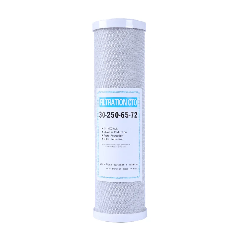 10*2.5inch CTO high quality coconut carbon activated carbon block water filter