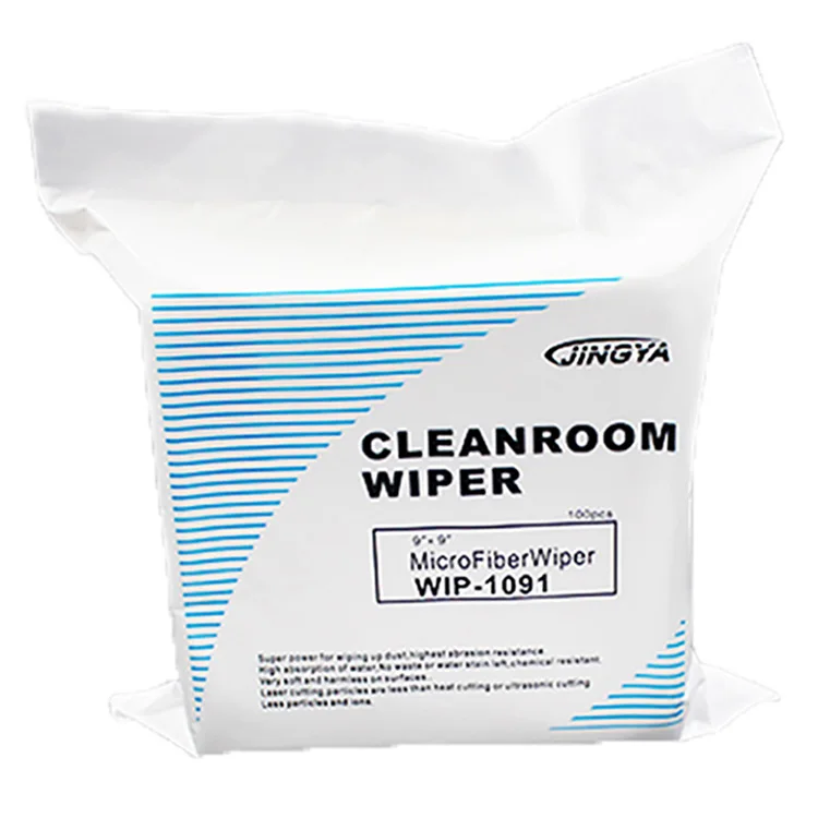 
JingYa Top quality nonwoven machin dry cleaning wipes lint free microfiber cleanroom wiper cloth 