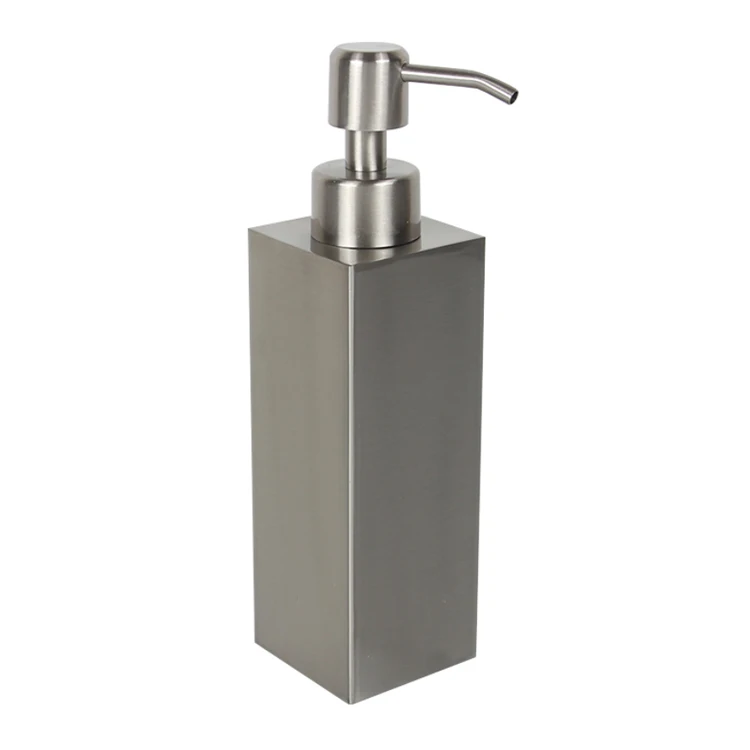 Skymoving New Wholesale Waterproof Bathroom Lotion Dispenser for Liquid Soap Stainless Steel Kitchen Dish Soap Liquid Dispenser