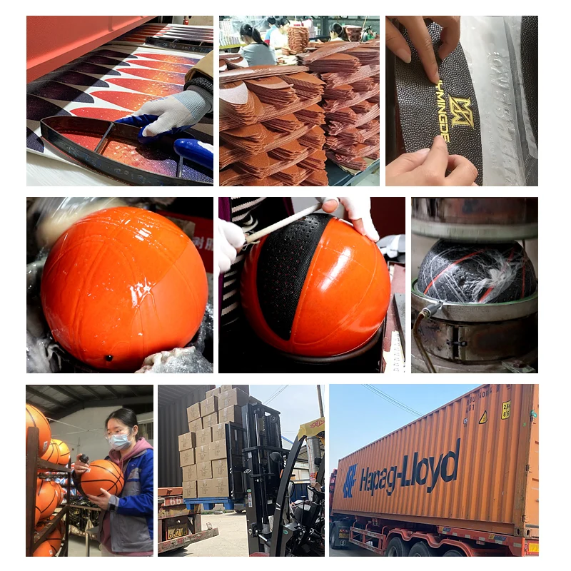 Manufacture CE Sedex Reach BSCI PU black leather custom logo basketball balls black size 7 for wholesale training