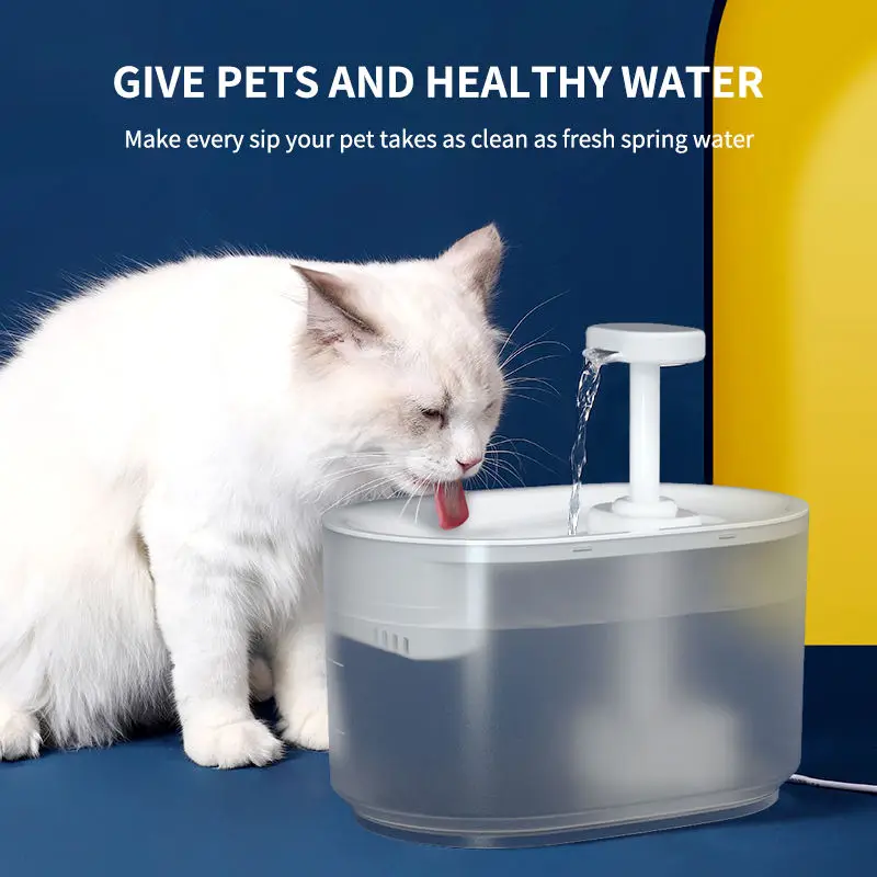 Electric Pet Feeder Automatic Pet Water Dispenser Fountain Electric Usb Cat Pet Water Fountain With Replacement Filters