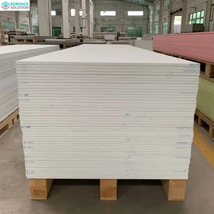 Home Decorative 12mm Big Slab Artificial Stone Acrylic Solid Surface Sheet Benchtop Vanity Top Kitchen Countertop