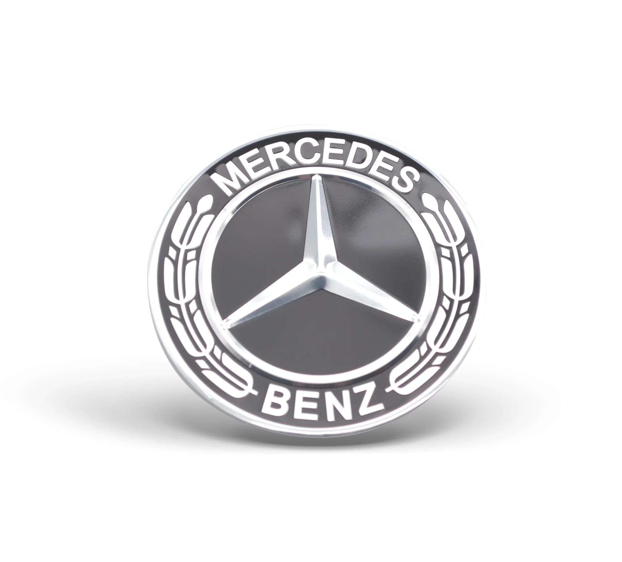 new design custom base sandblasted and embossed car metal logo badge emblem