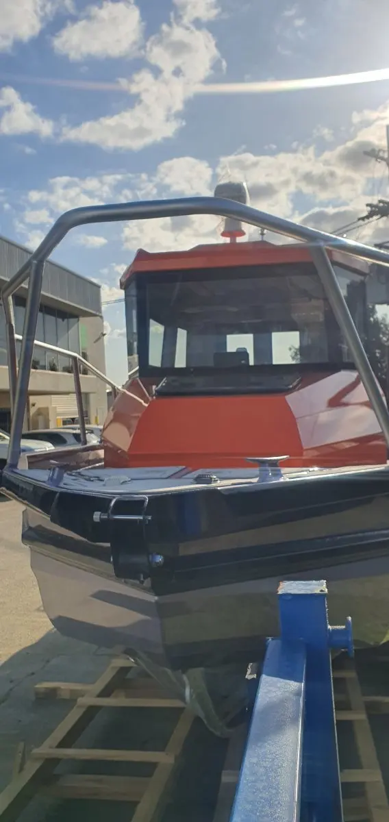 America 25ft Fishing Vessel New Build Easy Craft Center Cabin Aluminum Fishing Boats For Sale