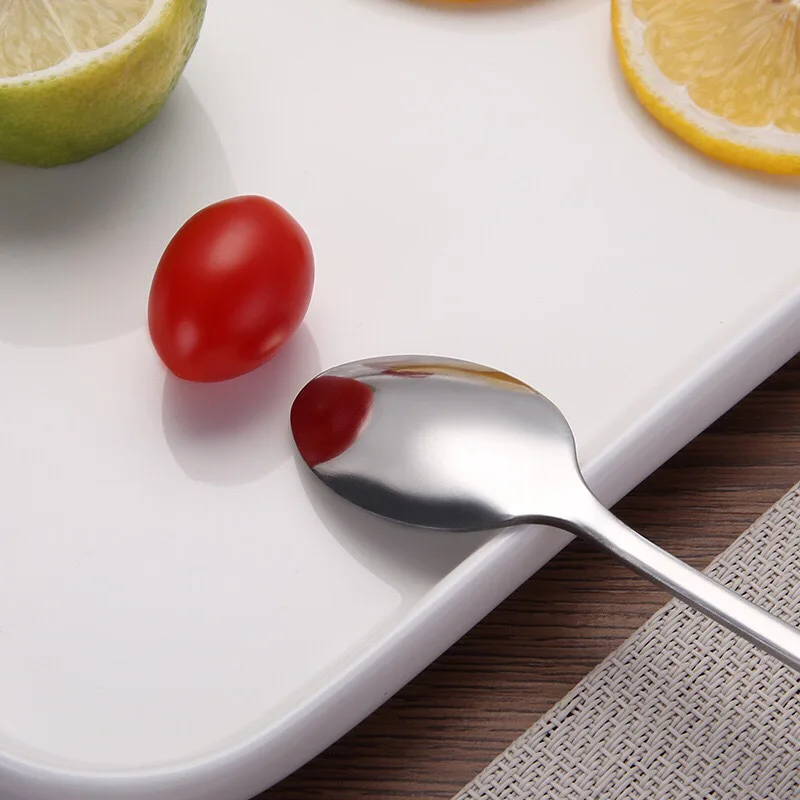 Wholesale Tea Spoon Stainless Steel 20 CM Long Mixing Spoons With Long Handle Coffee Spoon