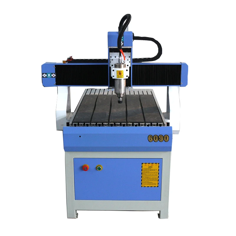 China cast aluminum 6090 cnc router machine for 3d engraving cutting metal jade acrylic wood