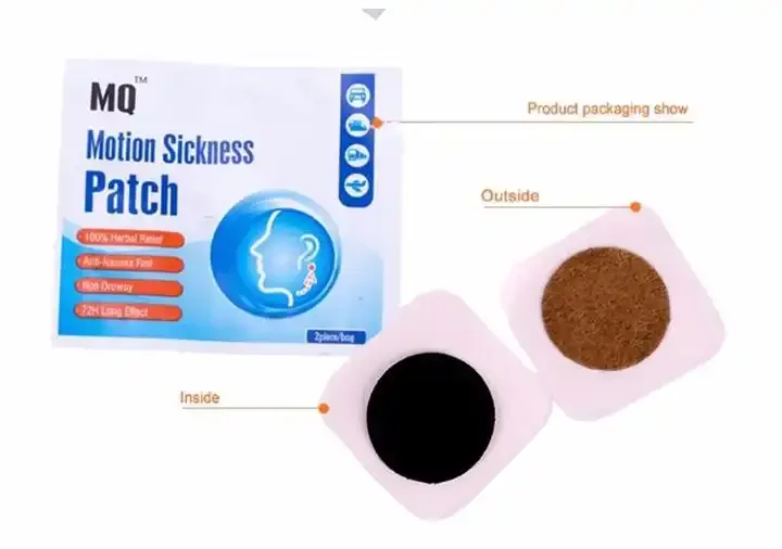 China high quality Private label  motion sickness patch anti nausea nausea relief