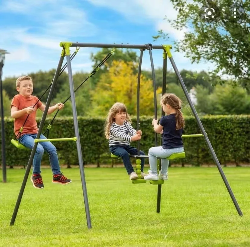 Big swing set outdoor swing set kids metal swing sets