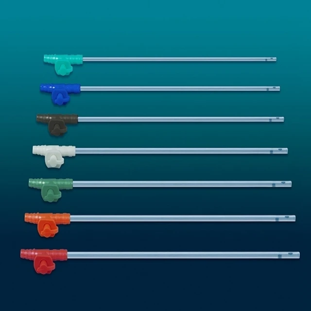 
Thumb control 48cm long suction catheter Yankauer type/suction tube PVC 