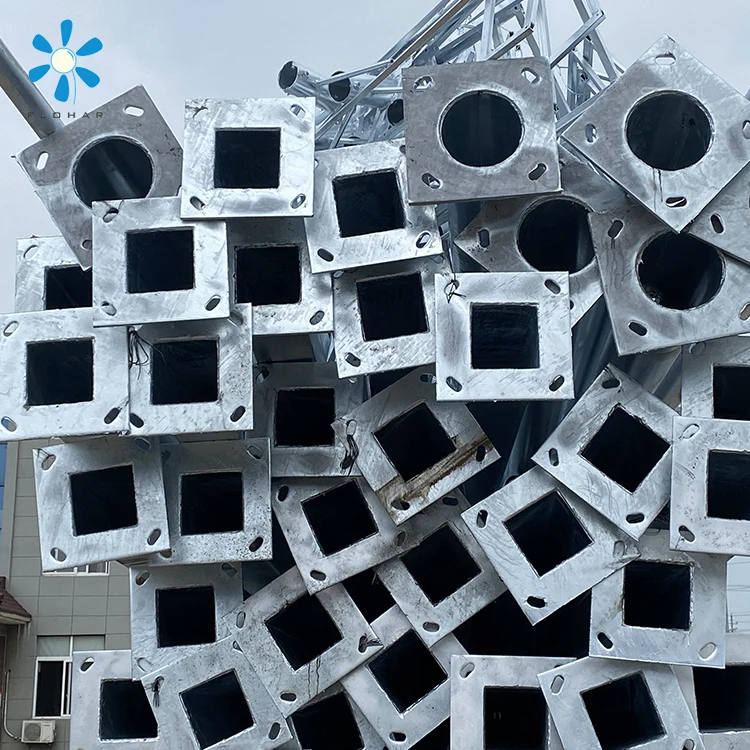 3-15M Modern Road Lighting Column Steel Garden Street Lamp Pole