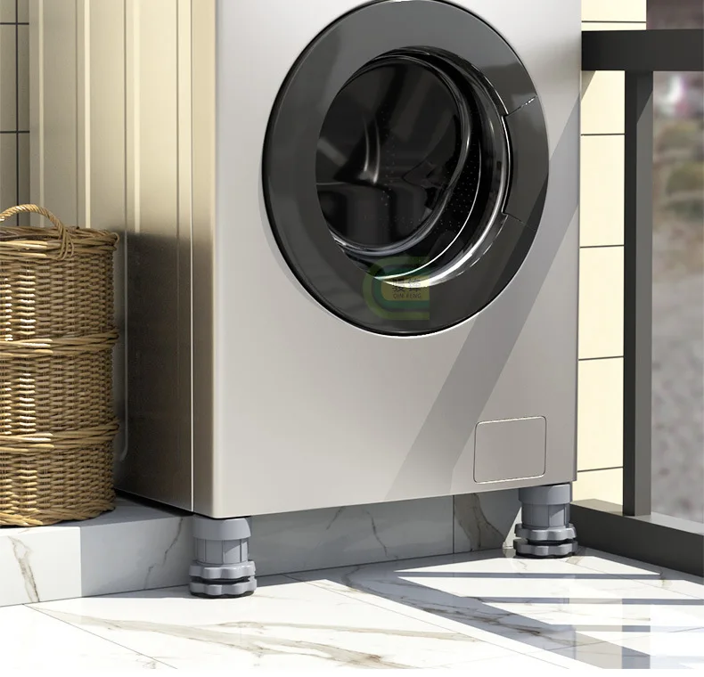 Adjustable Height Washing Machine Foot Pad Anti Vibration Mat Anti-vibration Pad Universal Noise-reducing Leg Base Support