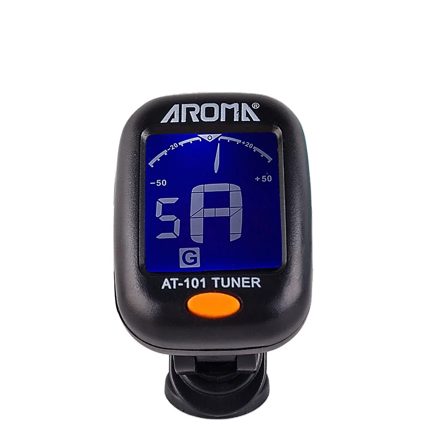 AT-01A LCD Digital Tuner for Chromatic Bass Violin Ukulele Replaceable Battery Wholesale 100 Pcs Per Carton Price