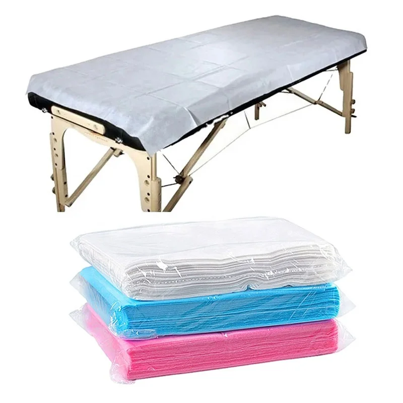 Non-Woven Waterproof Oil-Proof And Breathable Disposable Medical Massage Bed Flat Sheet For Spa