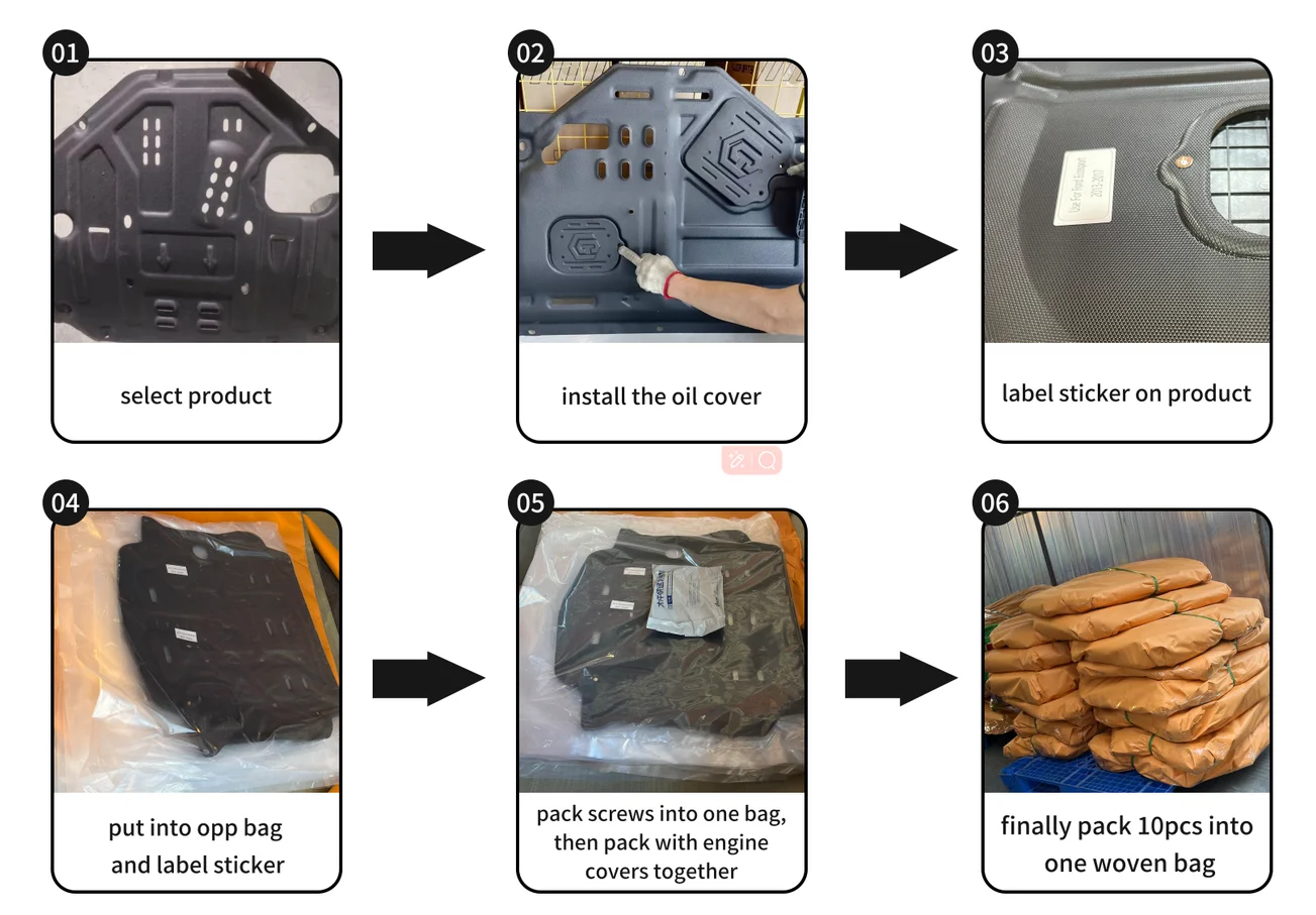 High Performance 3D Full Covered Car Parts Engine Guard Skid Plate Use For GAC EMKOO