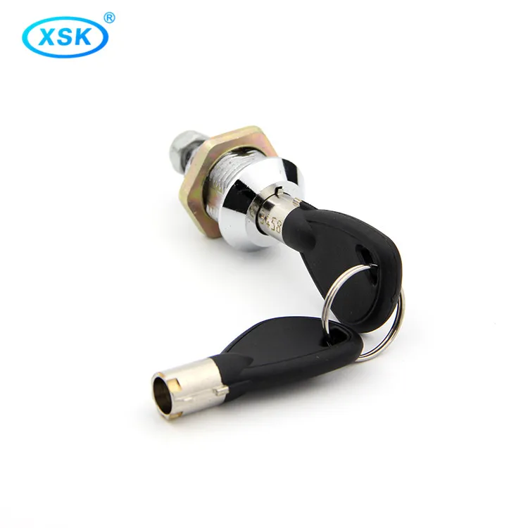 
M18L18 zinc alloy cam lock with tubular key for safe cabinet tool box 