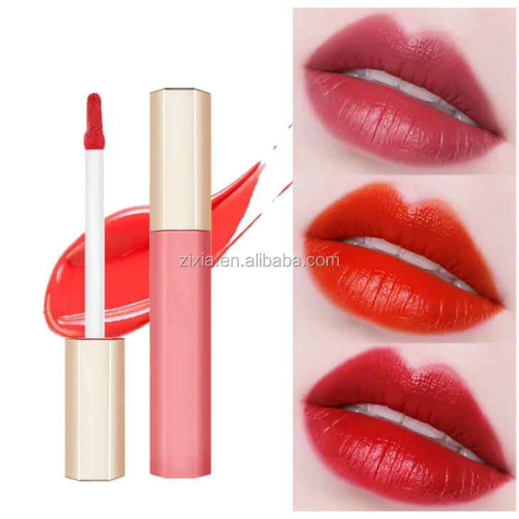 Private brand makeup creamy velvet formula liquid matte lipstick make your own OEM makeup private label lip gloss tint