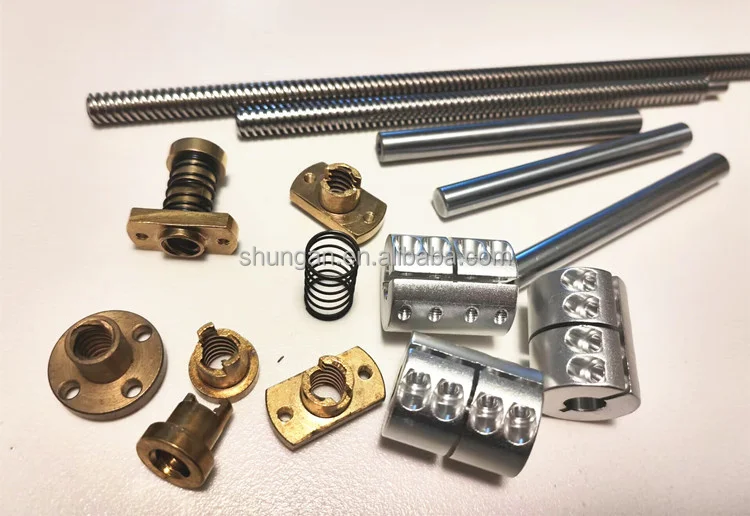 Specializing in the production of 3D printer accessories trapezoidal screw and clearance nut