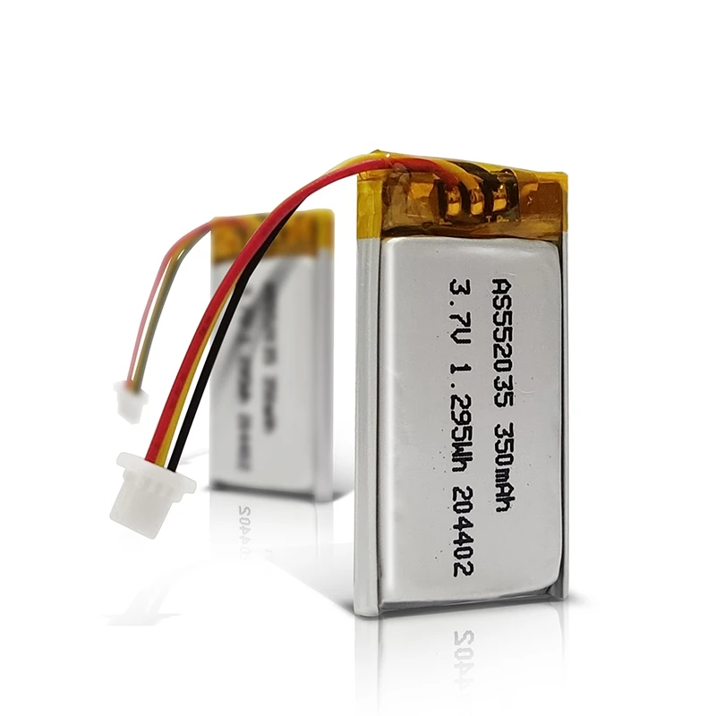 KC UL1642 CB UN38.3 сертификаты одобрены 3,7 V 552035 350mah литий-полимерный аккумулятор для беспроводной гарнитуры