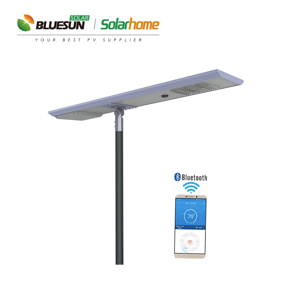Уличный свет Bluesun 60 Вт 80 100 Встроенный солнечный уличный с