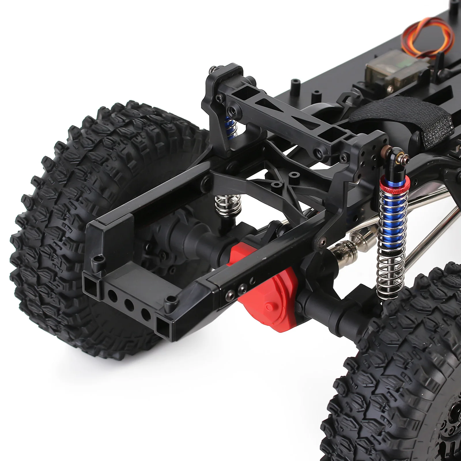 2-Speed Transmission Chassis Frame with Differential Portal Axle for 1/10 RC Crawler Car DIY Upgrade Parts AX-8508