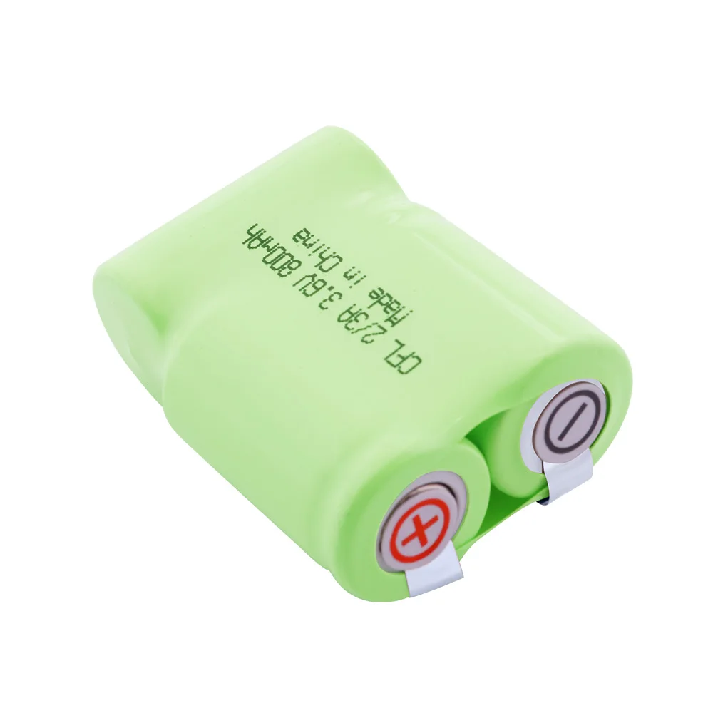 OEM 2/3A 3.6V 800mAh NiMH Low Self-discharge Rechargeable Battery Pack for Cordless Phone