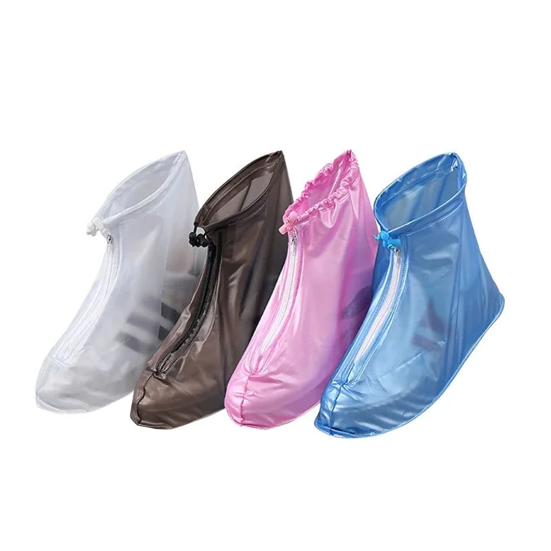 high quality customized logo Universal waterproof PVC shoe cover for rainy day