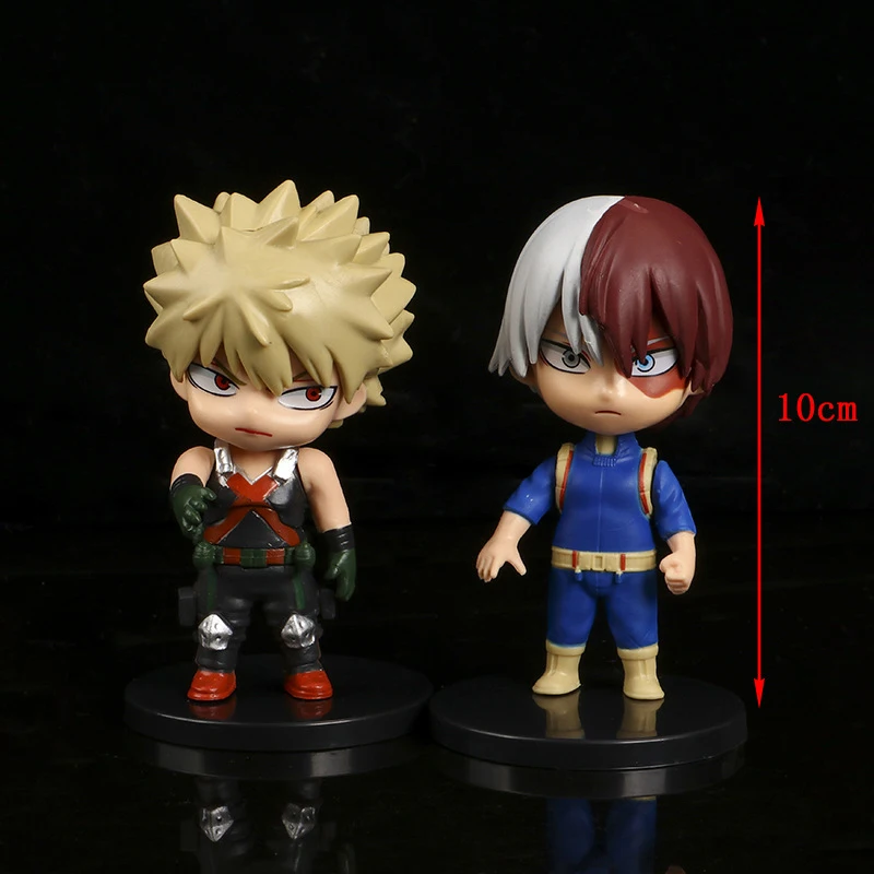 
Custom Cute Q-version My Hero Academia Anime Cartoon Mini PVC Action Figure Model Toys Garage Kits 