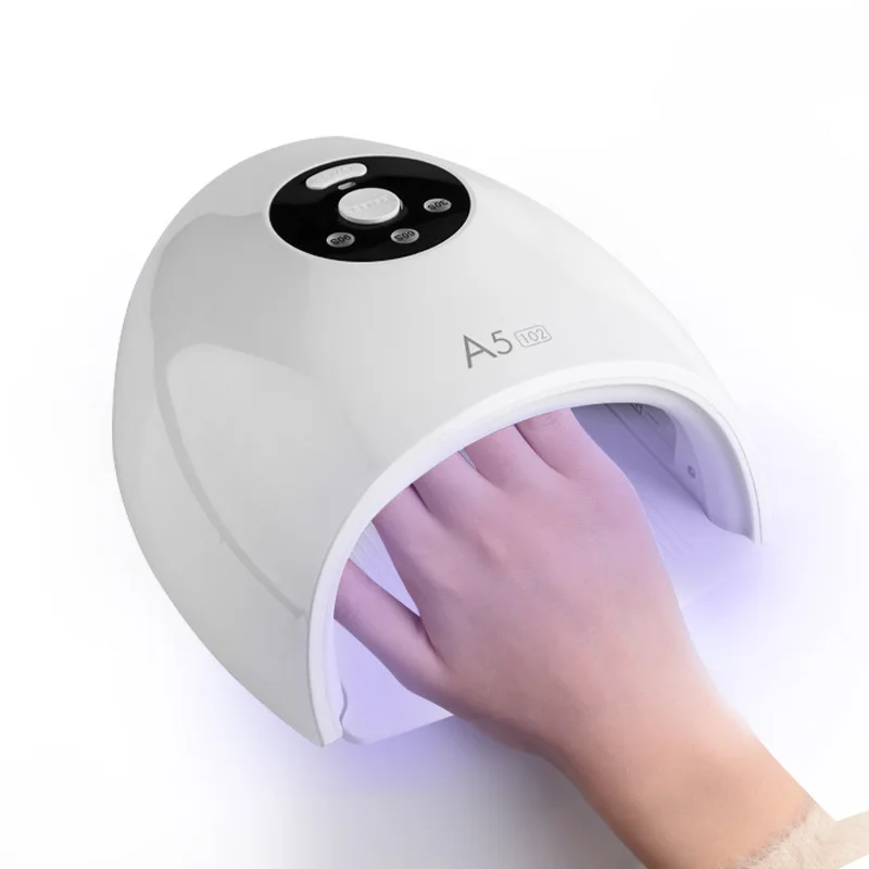 NEW DESIGN SUN A5 48W UV LED Nail Lamp Smart Sense LCD Display Portable Manicure Lamp