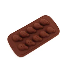 Popular Silicone Baking Mold Skull Shape Chocolate Holder Baking Mold