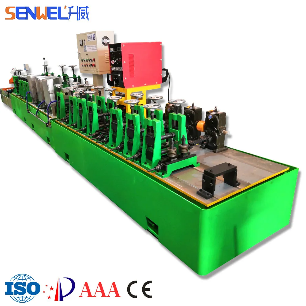 SENWEL Ss Tube Make Machine Stainless Steel Pipes Manufacturer Round Square Tube Profile Line