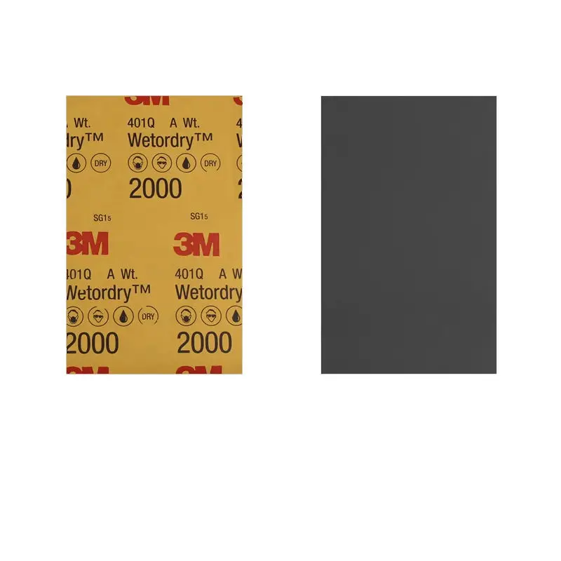 3M 401Q Best Selling Waterproof Kraft Sandpaper Wet and Dry Use Sand Paper Wood Abrasive Paper