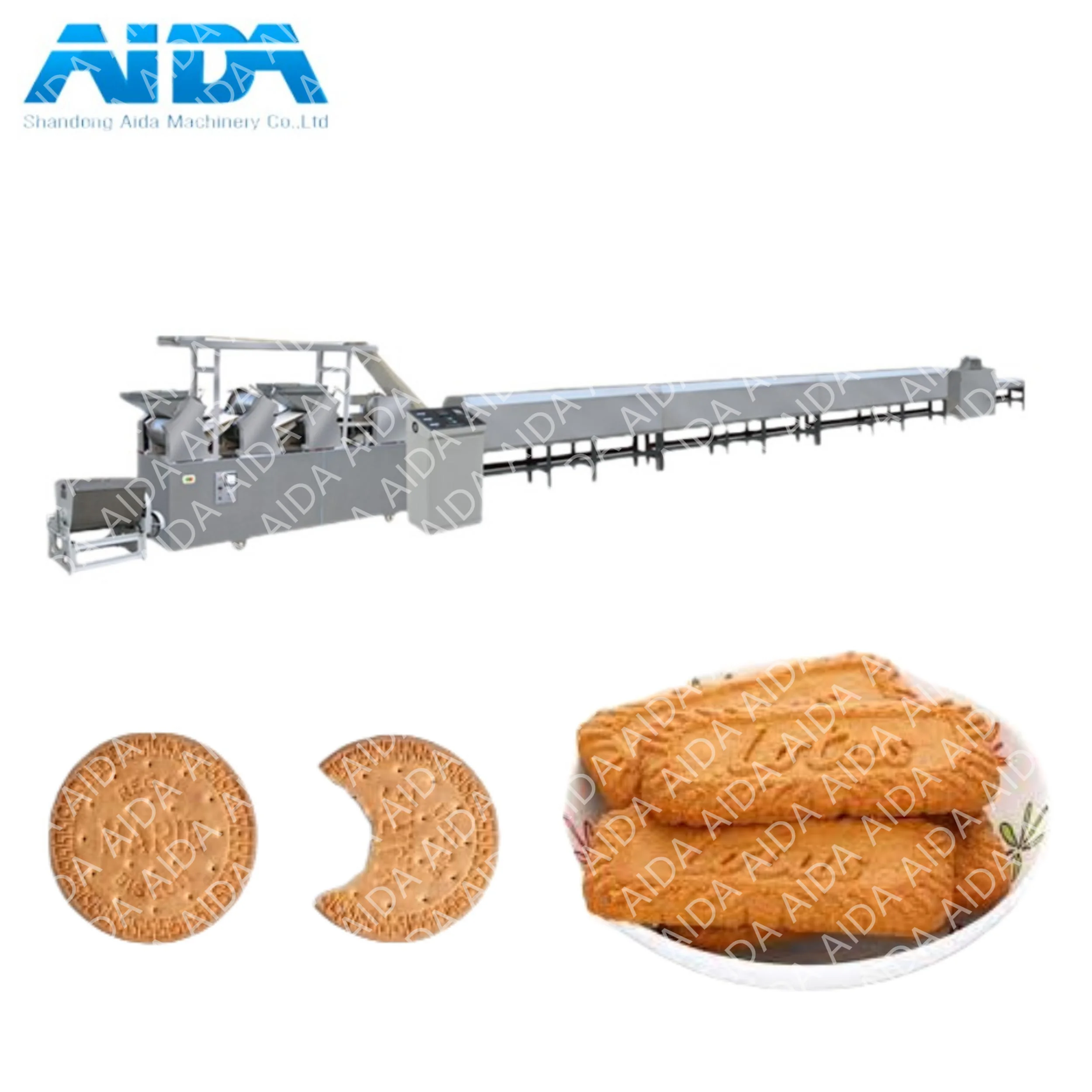 Industrial Low Salt Automatic Cheese Biscuit Production Line From China