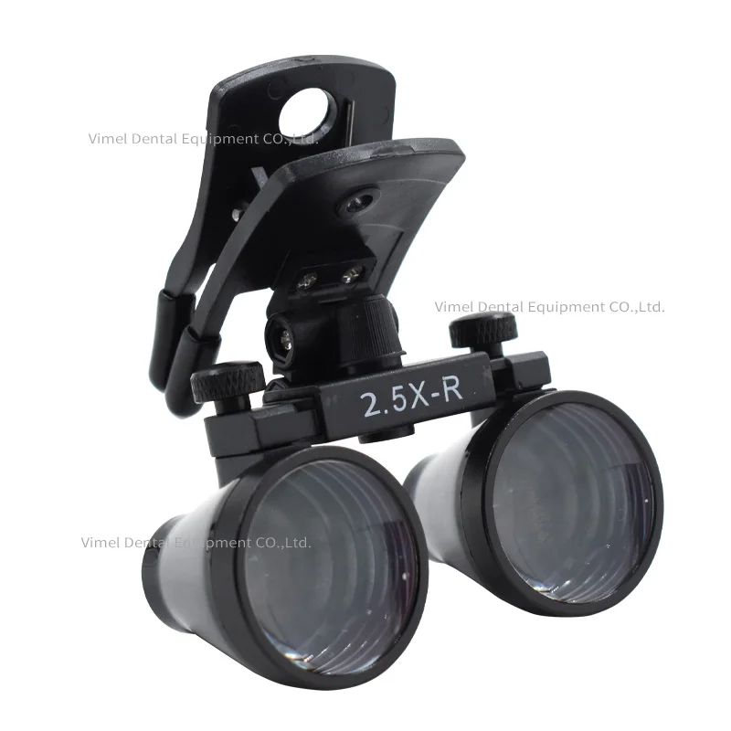 Movable Binocular Dental Loupes 2.5X 3.5X Coated Optical Lens with Clip Magnifying Glass Galilean Dental Magnifier